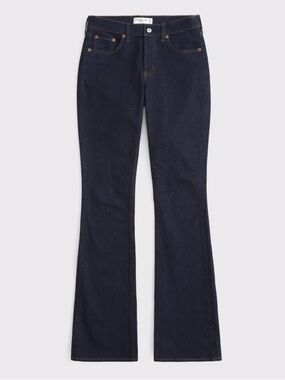 Abercrombie & Fitch Dark Indigo Bootcut Jeans with Copper Rivets